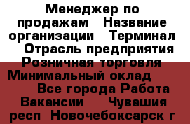 Менеджер по продажам › Название организации ­ Терминал7 › Отрасль предприятия ­ Розничная торговля › Минимальный оклад ­ 60 000 - Все города Работа » Вакансии   . Чувашия респ.,Новочебоксарск г.